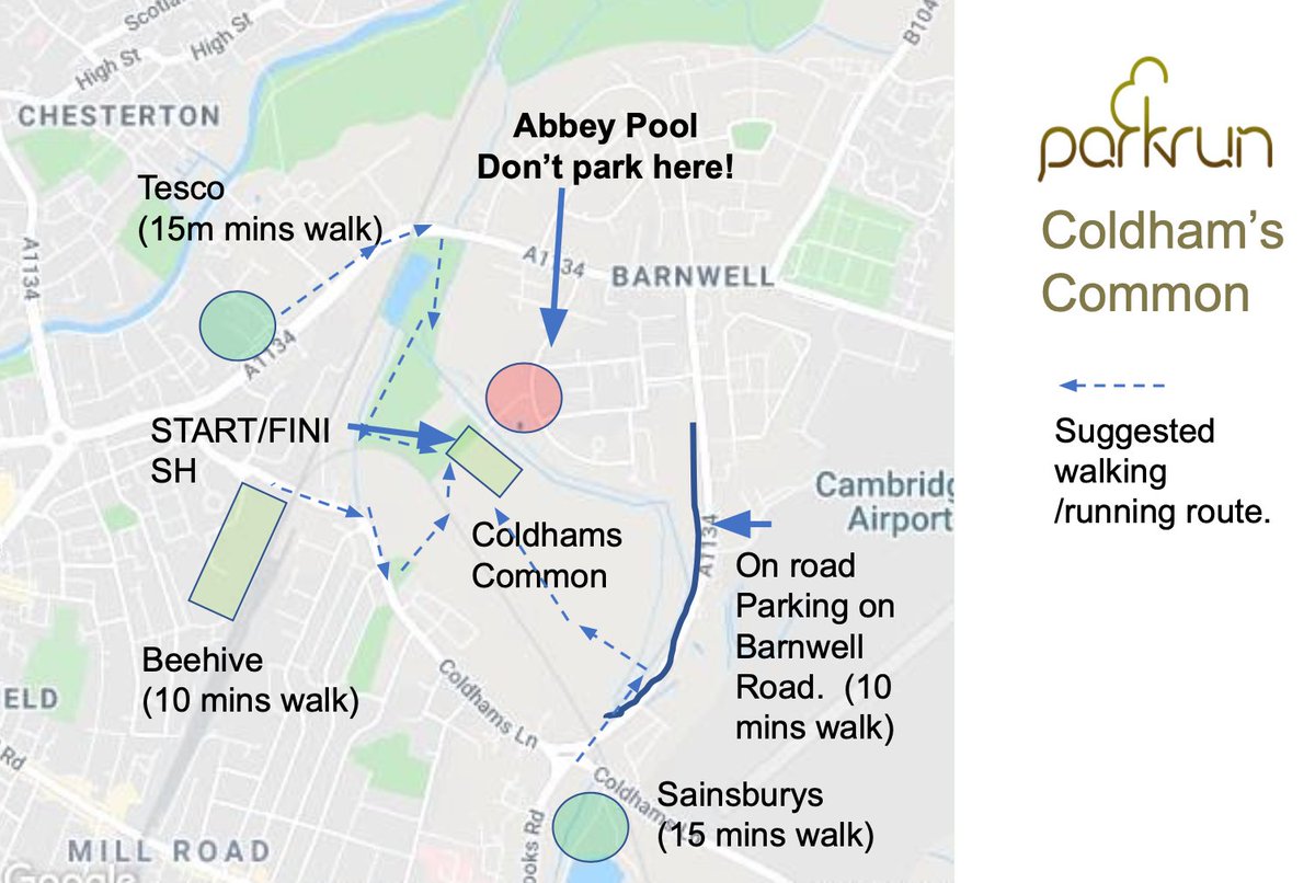 Coldham's Common (Cambridge) parkrun tweet media