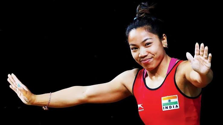 TheSportzTimes's tweet photo. First medal for India!! 🎉

MIRABAI CHANU wins silver medal for India in women's 49kg weightlifting event at the #Tokyo2020. 

@mirabai_chanu 😀👏

#Tokyo2020 #TeamIndia #MirabaiChanu #Olympics #Cheer4India #TokyoOlympics https://t.co/pf7ekAPJov