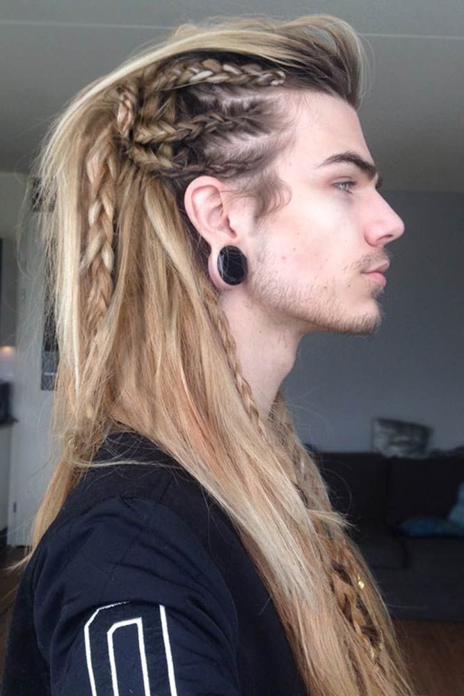 viking warrior braids