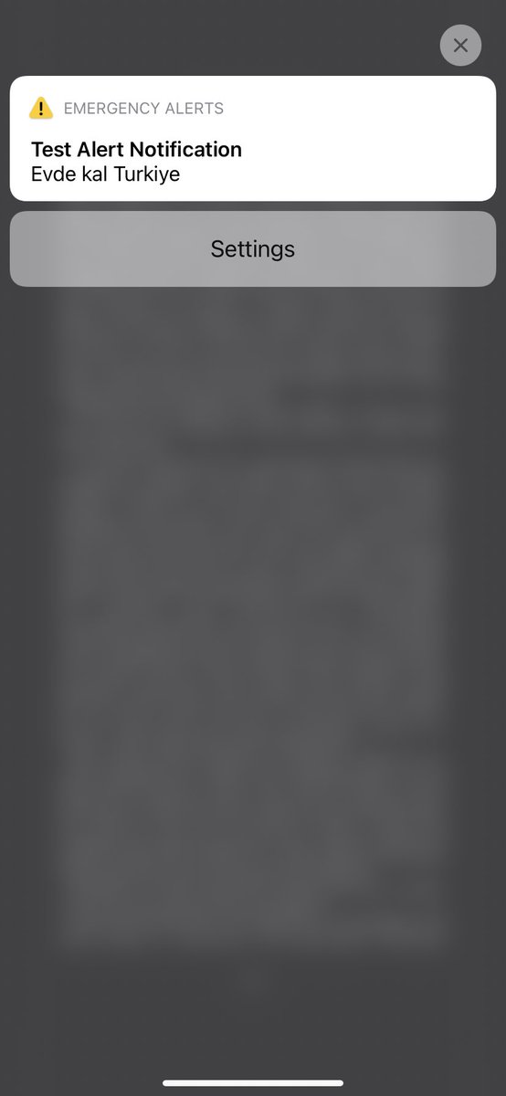 cangunner_'s tweet image. Evde kal test alarmı mı 😳 #EvdeKal #alertnotification