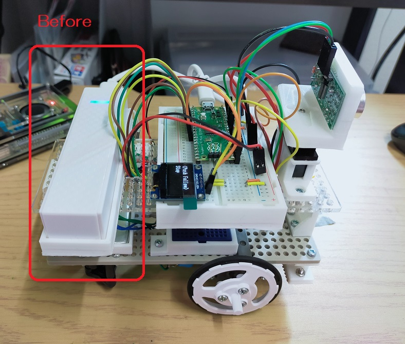 pass810's tweet photo. #電子工作 の実験?#RaspberryPiPico で #LiPo 1S 3.7V電源駆動を試して見ました。#データシート によると #VSYS に推奨で1.8~5.5Vの電源で良いそうです☺️。ただし #USB電源 と異なり、5V出力(#VBUS)は出来なくなります。#ESP32 と似ています?勉強になりました😁。#RaspberryPi #ラズパイ #Pico https://t.co/dpyxC1JD0b