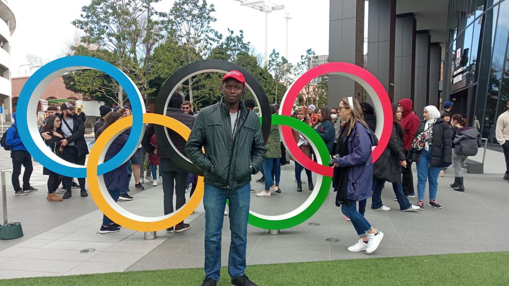 BusisaHillary's tweet photo. Sometime last year visiting Japan Olympic Museum before the games were postponed to 2022 #Tokyo2020 #KEN #SWY32 #TeamKenya #YouAreTheReason https://t.co/3qpBsIxXi5