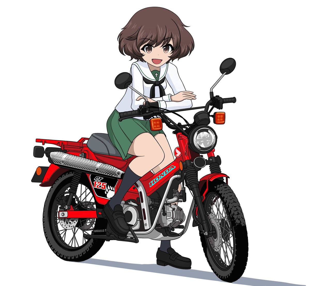 ガルパン ガルパンとバイクまとめ か の ぺのイラスト ガルパン ガルパンとバイクまとめ か の ぺのイラスト