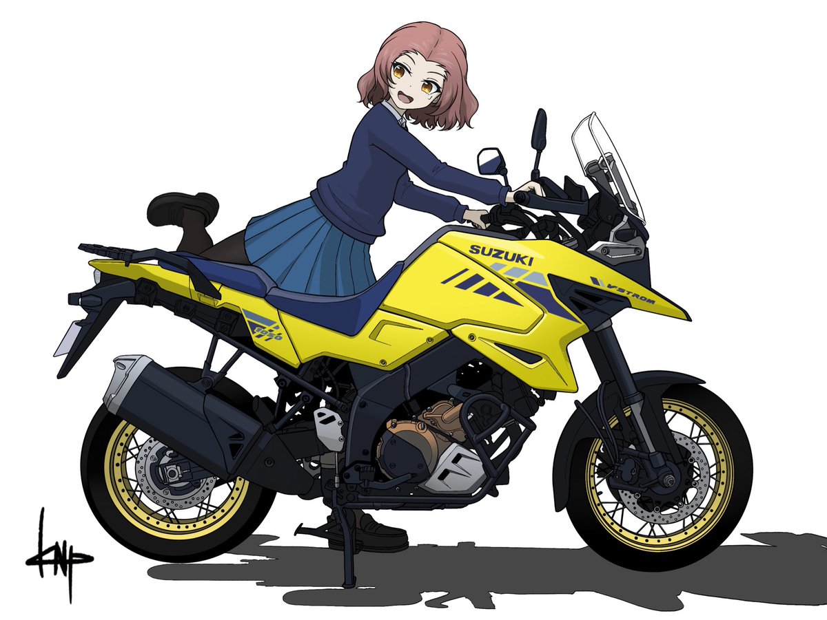 ガルパン ガルパンとバイクまとめ か の ぺのイラスト