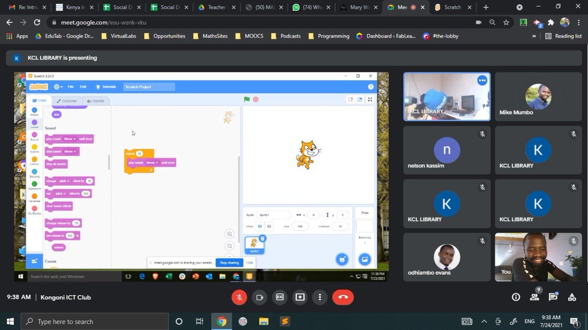 Edutab_Africa's tweet photo. It's a kids coding weekend, again!
We love the problem solving that comes with each coding session with the children at Kongoni Community library.
 #scratchconference #scratch #STEAM #weekendsession https://t.co/i8KvqqJRB6