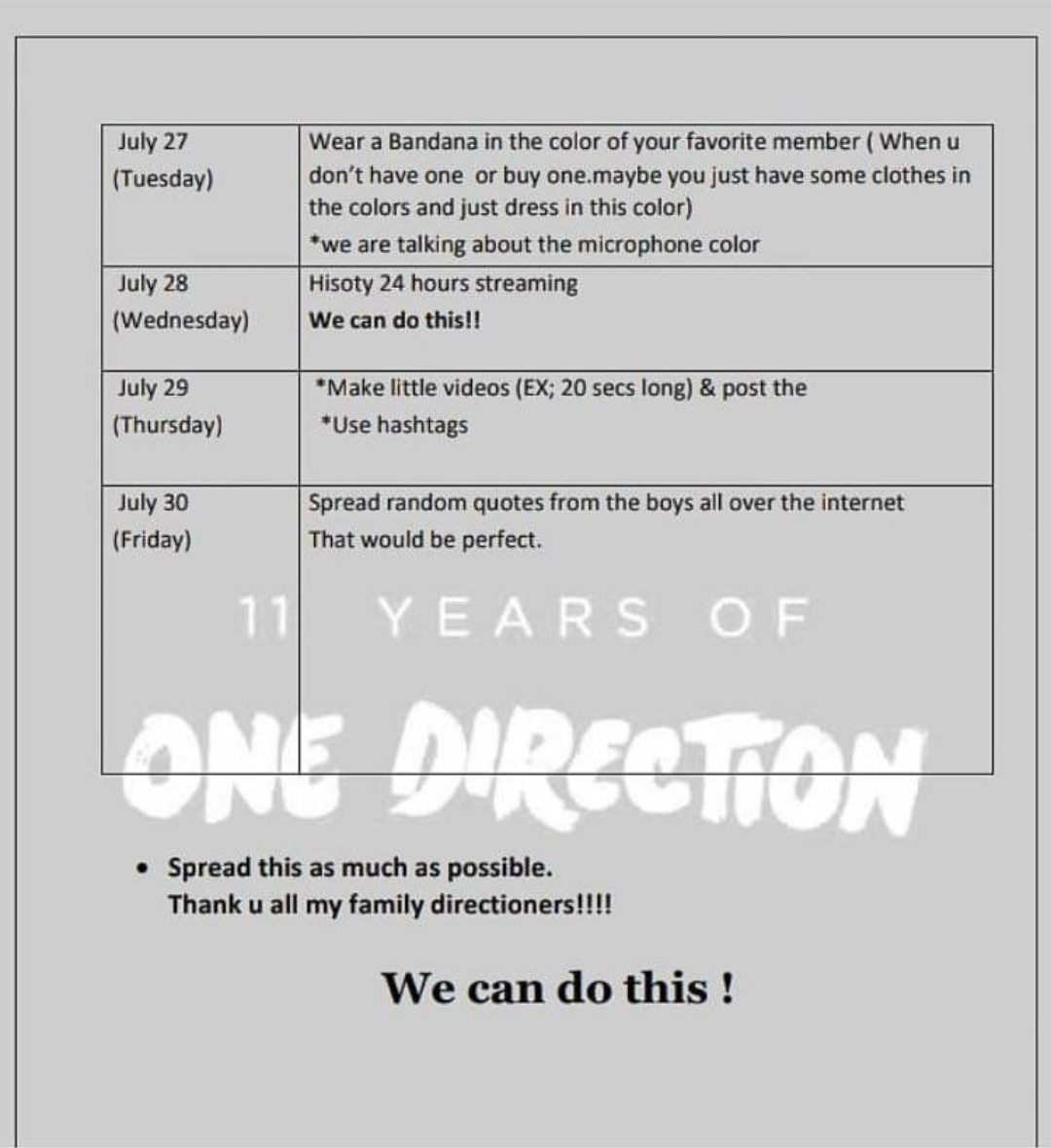 ihrtss's tweet image. Ludzie przypominam tylko o projekcie directioners &amp;lt;33
#11YearsOfOneDirection 
#11YearsOf1D 
#11YearsOfClowning
