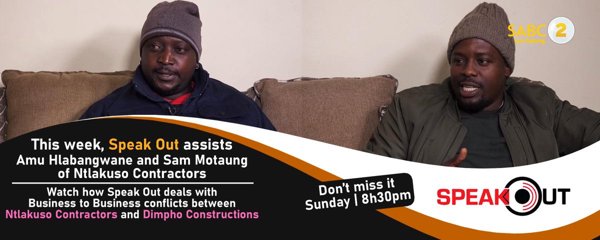 While you keep warm, remember to witness how Nhlakuso Contractors get to an agreement with Dimpho Constructions. Tomorrow at 8h30pm only on <a href="/SABC_2/">SABC_2</a> with your host, <a href="/HOWZA_SA/">Tshepo Mosese</a>