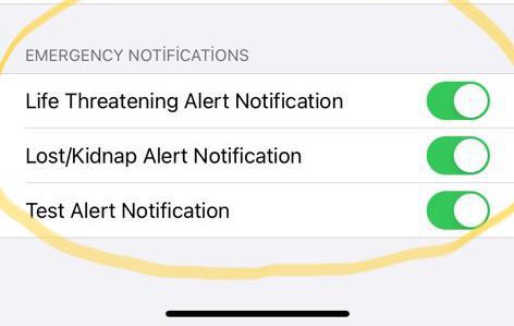 zorluhanzorlu's tweet image. Telefonu sabah çalanlar: Bildirimler bölümünde en altta üç adet acil durum bildirimleri mevcut ….oradan kapatabilirsiniz. #testalert #Türkiye