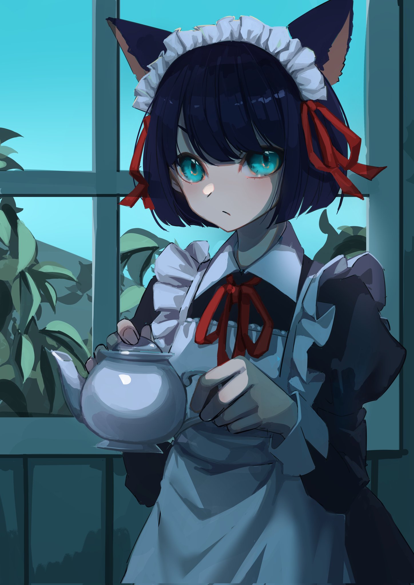 原画:猫耳オリジナルイラスト色紙 - 通販 - guianegro.com.br