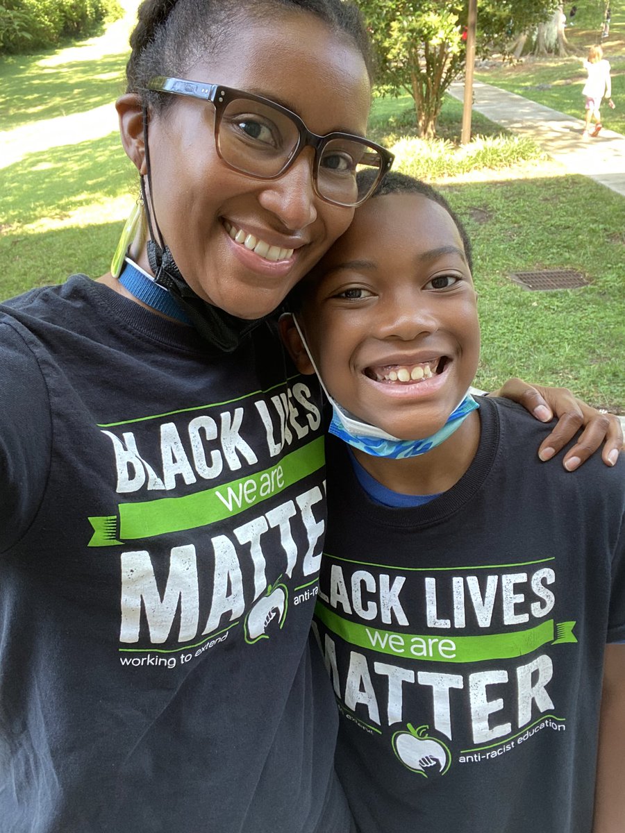 DisruptivPeace's tweet image. I’m so glad that I was able to do @weare_org anti-racism camp with both of my kids this summer. This is Zaire’s first and Zion’s last. #raisingconsciouskids #criticalraceparenting