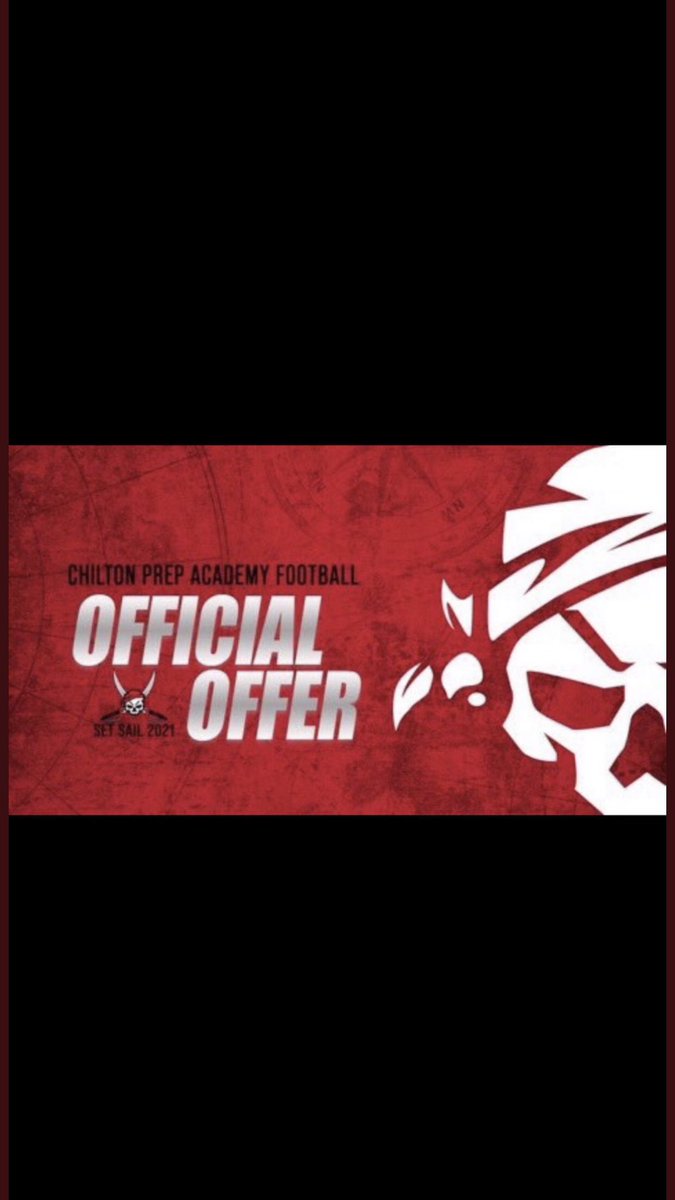 After a great conversation with @coachdeecpa I am truly blessed and honored to receive my first from @ChiltonPrep