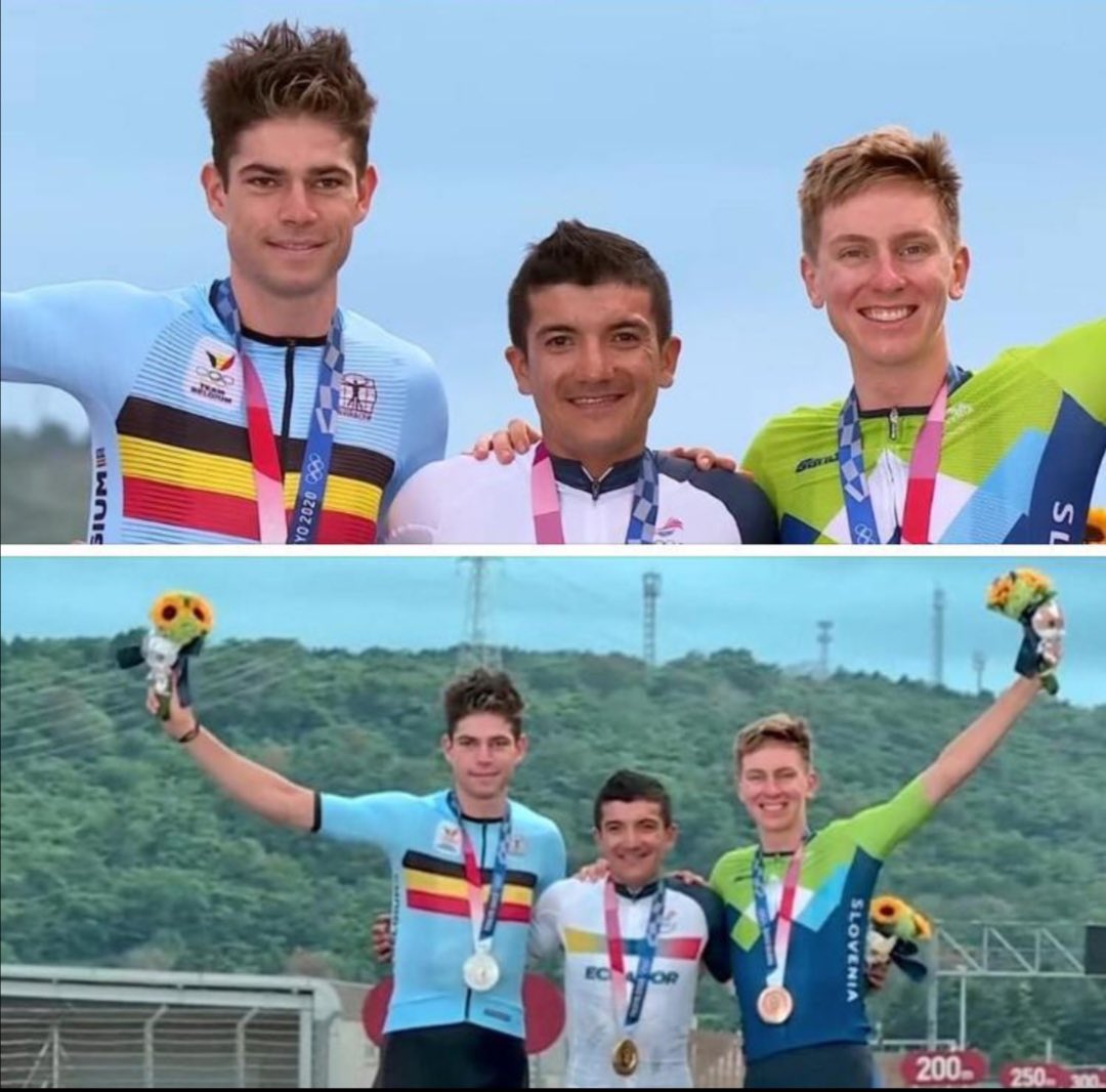 UN GIGANTE..
EL MEJOR....
Wout Van Aert RICHARD CARAPAZ Tadej Pogacar.

#Carapaz 
#Tokio2021 
#OlimpiadasTokio2020 
#OlimpiyatOyunları