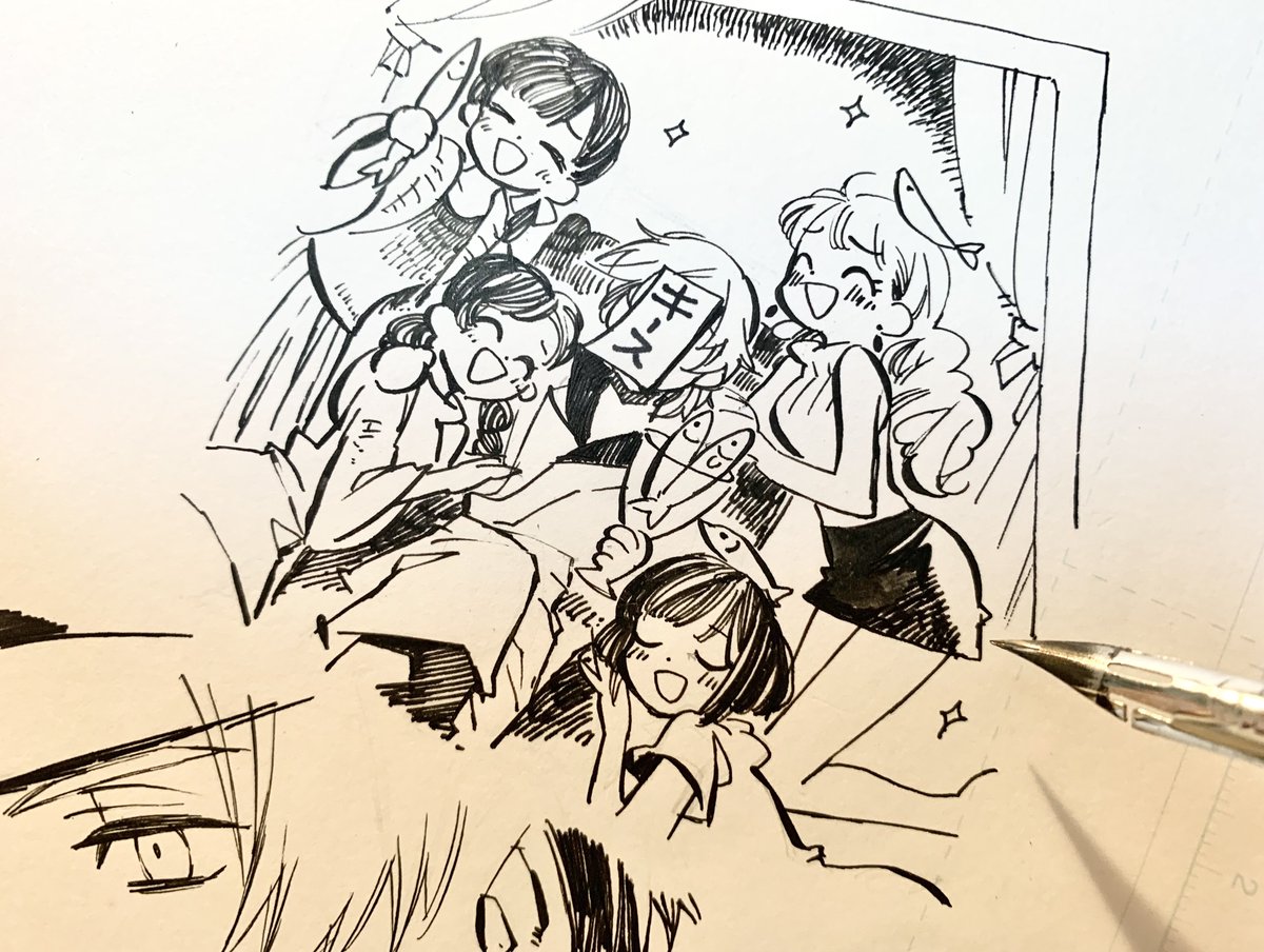 描いてて超楽しかったところ
どういうことなの...て思いながら 