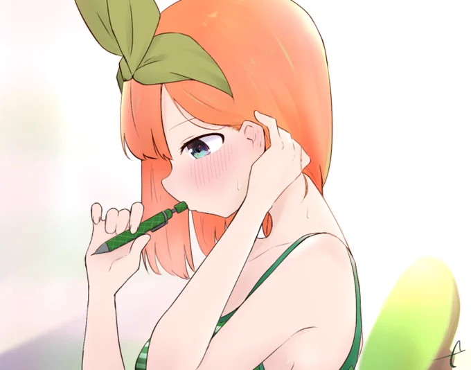 「…集中できない…」 