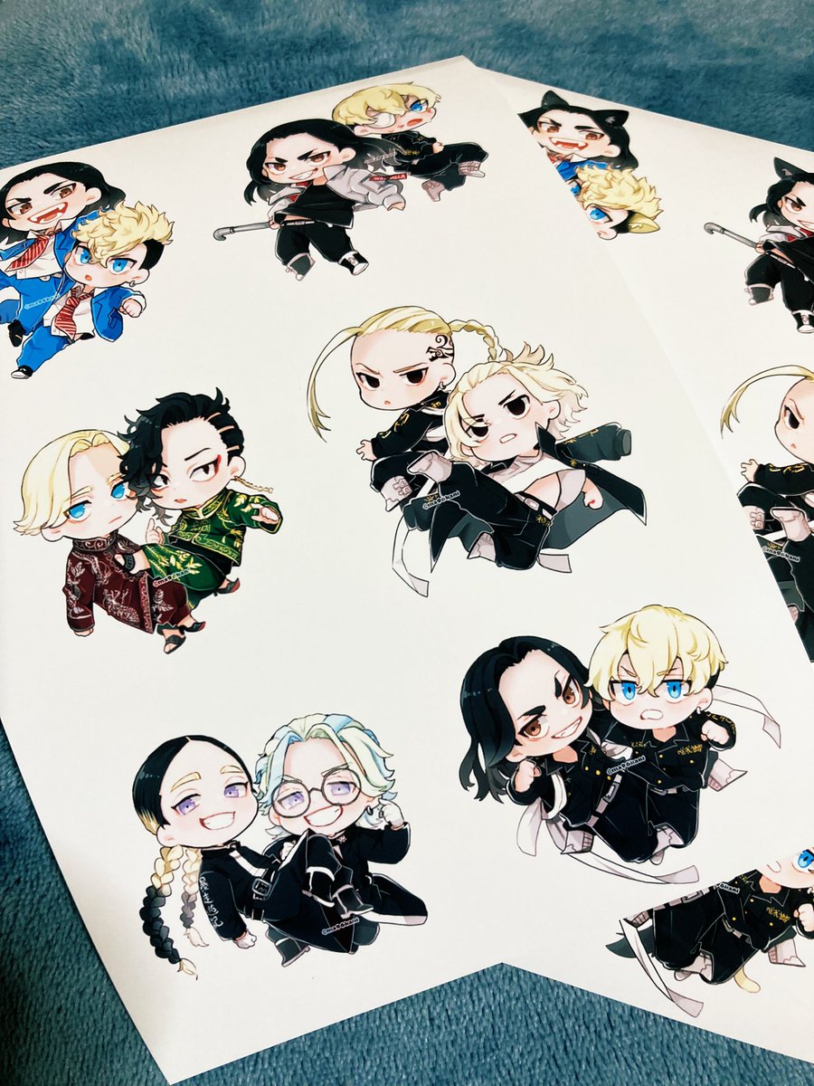 たらさん Ma96kani のネップリシールプリントさせていただきました 昴のイラスト