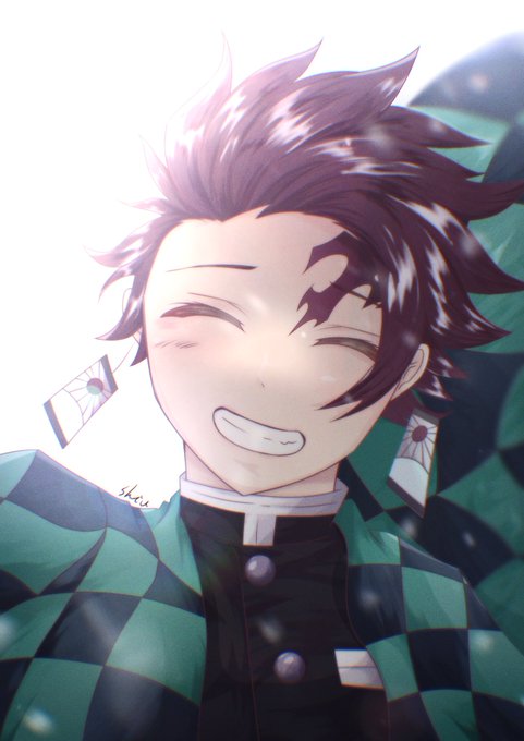 シウン二号@くらうねる+さんがTwitterに投稿した竈門炭治郎(鬼滅の刃)のイラスト。