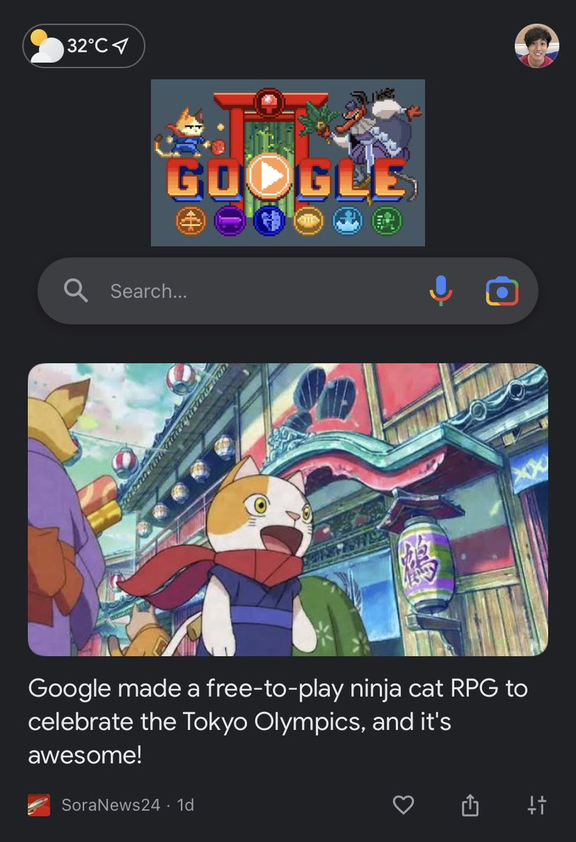 Uzivatel ゆうぼー シンガポールで小学校教師 Na Twitteru 昨日のオリンピックの開会式からオリンピックにどハマりしています笑 子供にピッタリなオリンピックのゲームがgoogle Doodleでできます The Doodle Champion Island Gamesが検索トップページでプレイ可です