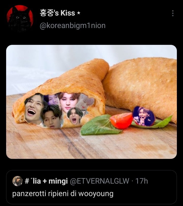 ItaAtiny's tweet image. wooyoung il panzerotto