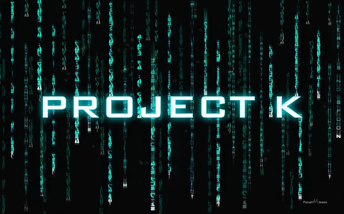 PavanAAmass's tweet image. A small text effect edit for the biggest movie of India in making 🙂

Hope u like it 🏃‍♂️

#Prabhas | #ProjectK