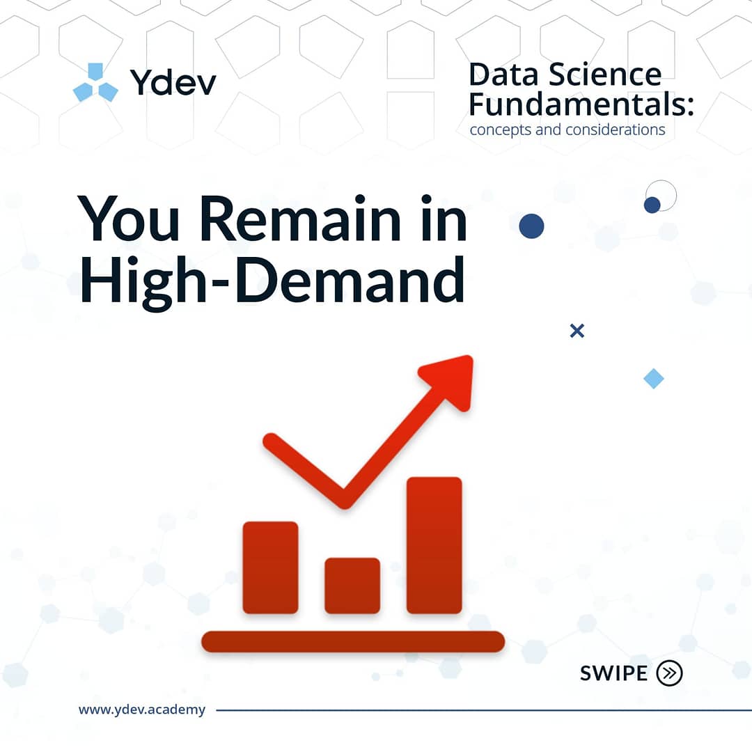 ydevacademy's tweet photo. Are you still considering starting a career in data science?
Swipe right to see four reasons why you need to become a data scientist in today's world.
A career in data science allows you to work with anyone from anywhere in the world.
#YDev #Datascience #AI #Techskills https://t.co/l2PzGy0jiV