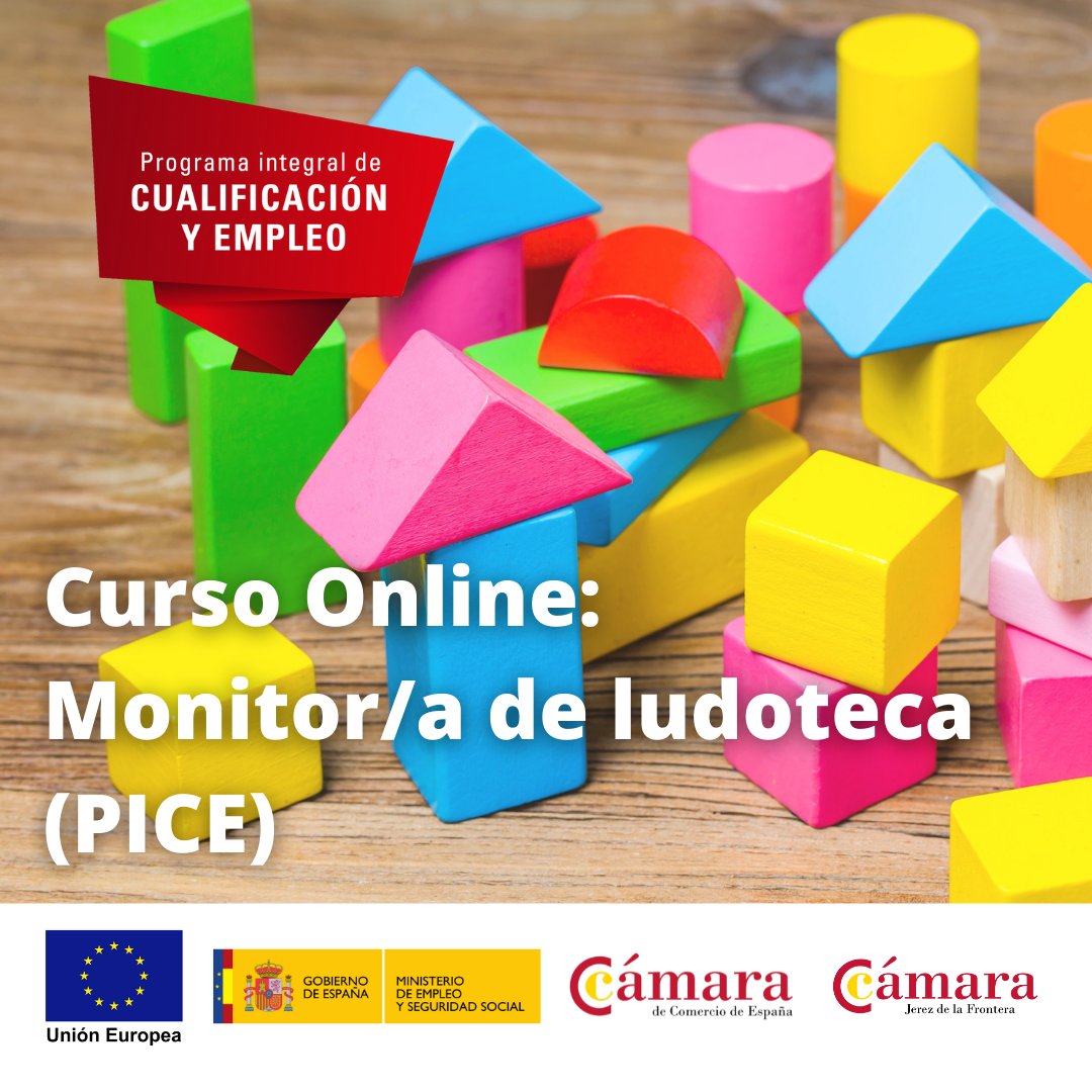 garantia_juv's tweet photo. 👶Curso ONLINE de Monitor/a de Ludoteca.⁠
⁠
⏰Duración: 100 horas ONLINE⁠
✔️ Gratis para jóvenes en el Sistema Nacional de #GarantíaJuvenil, que no se estén formando ni trabajando (cuenta propia/ajena)

➕ INFO 👉  https://t.co/cYlgEBMecO https://t.co/2doVdkk3rQ