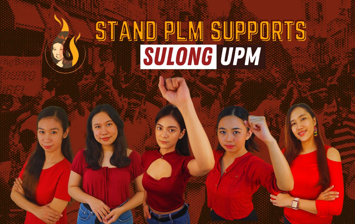 SINUSUPORTAHAN NG STAND PLM ANG @SulongUPM SA KANILANG PAGTAKBO SA UPM UNIVERSITY STUDENT COUNCIL ELECTIONS!

Basahin ang pahayag! facebook.com/STANDPLM/posts…

#TunayPalabanMakabayan
#AtinAngBukas