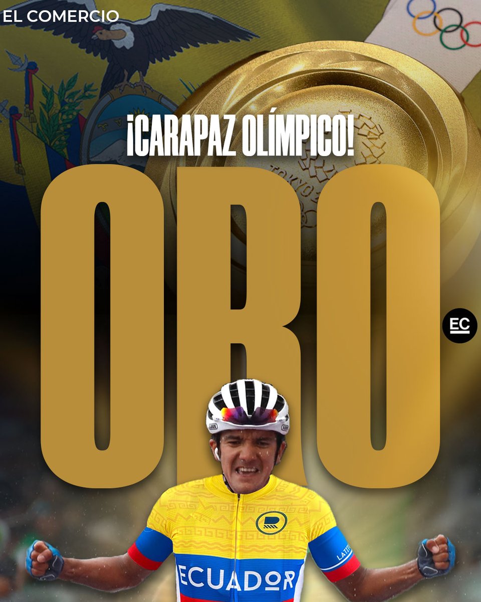 ¡HISTÓRICO ORO! ¡ORO! ¡ORO! 🥇😭🇪🇨 ¡RICHARD CARAPAZ LE DA A ECUADOR LA MEDALLA DE ORO EN LOS JUEGOS OLÍMPICOS DE TOKIO! ¡ERES EL NÚMERO 1 ‘MIJÍN’! 💛💙❤️👏👏👏 » bit.ly/3iI17CP