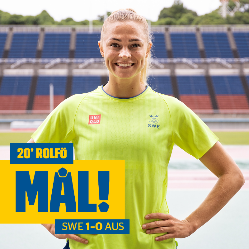 20' MÅÅÅL!!! Rolfö ger oss ledningen! 🙌

🇸🇪 1-0 🇦🇺 | #SWEAUS | #Tokyo2020