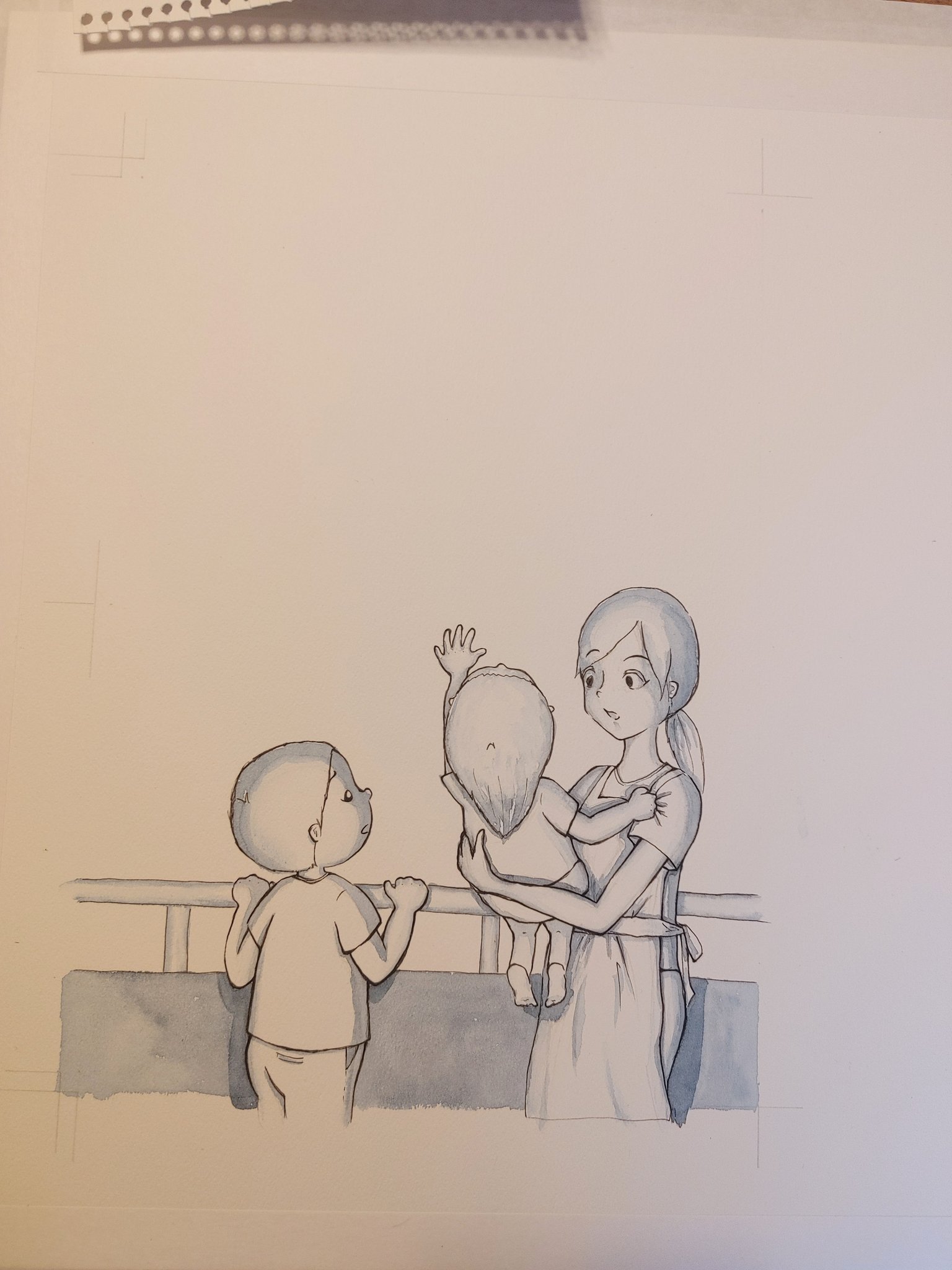 ゆかり 絵本公開中 恐竜原画販売中 4枚物語 新しいページ着手 影だけを水彩で描いて クレヨンで上から塗ろうと思ってるんですが ビビってここで止まってます 毎度のぶっつけ本番w その間にリベンジ かき氷 息子から かき氷に見える 頂きました