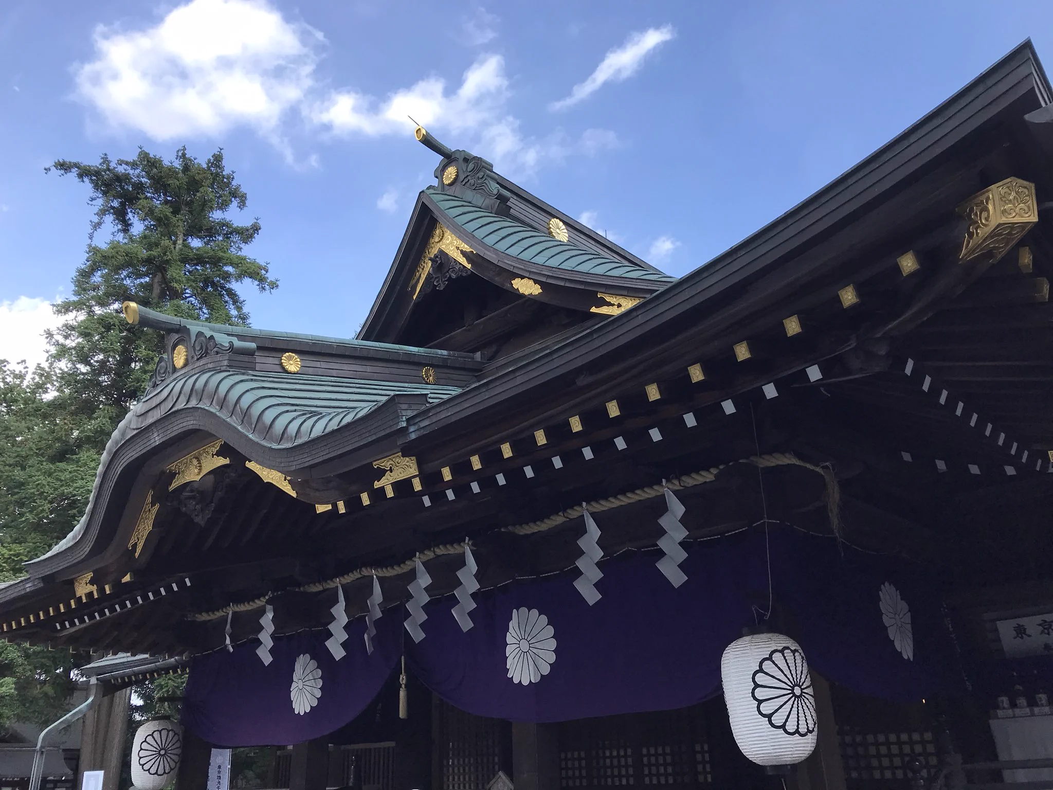 @hagiPublic さっき。
午前に自転車の大群が通過したとは思えない静けさの境内でした。
けやき並木には
ガードの柵の跡がありましたが。 