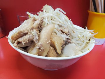 ラーメン二郎三田本店 ぶたラーメン ヤサイアブラ レンタル二郎のラーメン図鑑