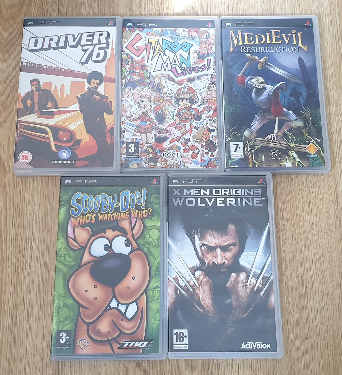 HowittSimon's tweet image. A quick look in my local Cash Converters yesterday, picked up these for 99p each which was pretty good.  Nice to see some PSP games out in the wild, they had a UMD too but didn't get it as it was (a) £1.99 and (b) Dirty Sanchez The Movie :)