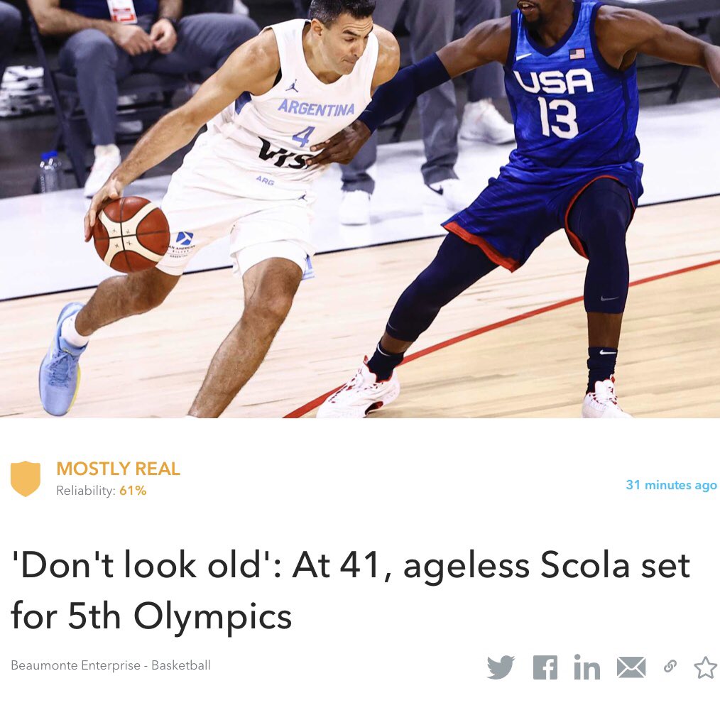 oigetit_jp's tweet photo. 'Don't look old': At 41, ageless Scola set for 5th Olympics

Read more: https://t.co/0sQyQtMevV

This article was fact-checked by https://t.co/f9U9Jb36gf https://t.co/Bgf6CSQK7t