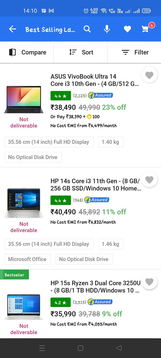 yogeshD_90's tweet photo. @GyanTherapy @geekyranjit @techswami_yt @stufflistings @KaroulSahil @TechnicalGuruji @C4ETech @TrakinTech Flipkart sale gimmick. Wanna Order anything it's either out of stock or mostly NON DELIVERABLE at my pincode I tried my friend's pincode but same https://t.co/dedhBiypne