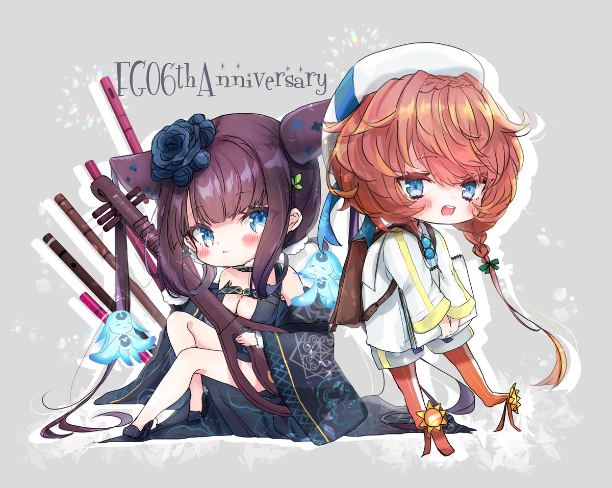 [FGO] 6周年衣装のミニユゥユゥとゴッホちゃん！！