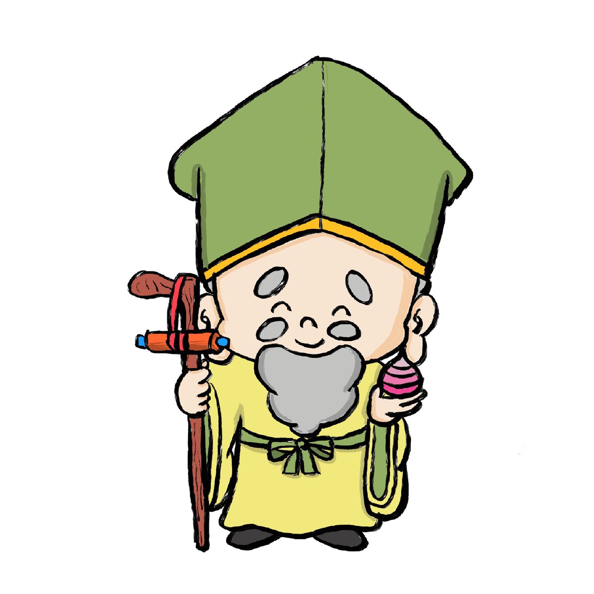 ট ইট র とらお 七福神の寿老人様を描きました 仙人の姿で 手には巻物を括り付けた杖 そして桃や扇子などを持ち 鹿を従えた姿が知られています 長寿延命 富貴長寿の神として信仰されています 七福神 寿老神 寿老人 イラスト オリジナルイラスト ট ইট র とらお 七福神の寿老人様を描きました 仙人の姿で 手には巻物を括り付けた杖 そして桃や扇子などを持ち 鹿を従えた姿が知られています 長寿延命 富貴長寿の神として信仰されています 七福神 寿老神 寿老人 イラスト オリジナルイラスト