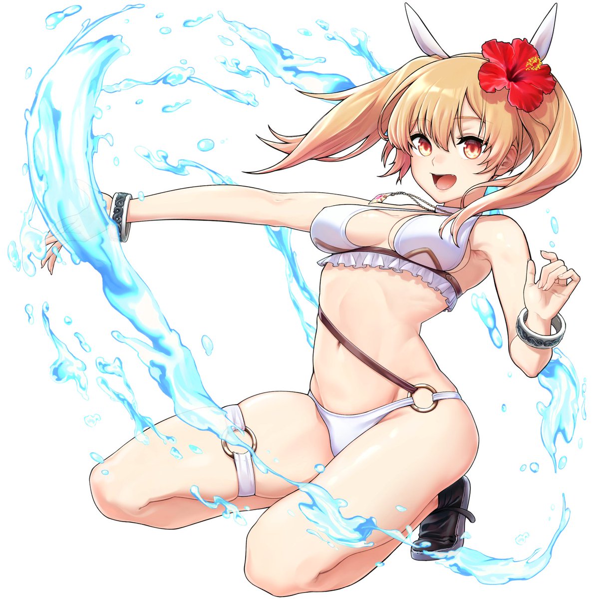 【お仕事告知】
放置系ハクスラモンスターズ様(@idlemonsters_)のローティちゃんの水着スキンのイラストを担当させていただきました!
無料で遊べる放置系RPGでとっても面白いゲームですので、ぜひ一度プレイしてみてください～!
#ハクスラモンスターズ https://t.co/jg9U0LTli9 