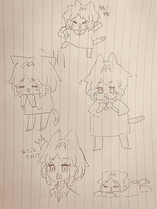 テスト限界ねこちゃん(チョーカー忘れた) 