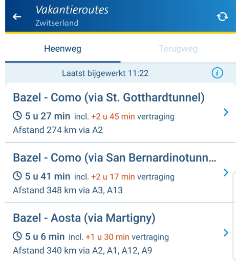 ANWB Europa Verkeersinformatie tweet media