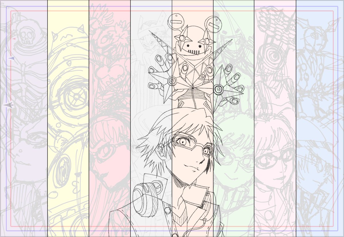 描いても描いても進まないんですケドォ😭😭😭 
