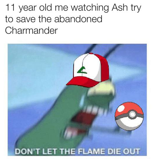 ZingPopCulture's tweet photo. This was the saddest moment in Pokémon history. 😢💔
#zingpopculture #zingpop #popculture #pokemon #charmader #spongebob #memes https://t.co/jLL6ypiLom