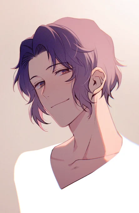 幸村くんの顔だけ描いたやつ 