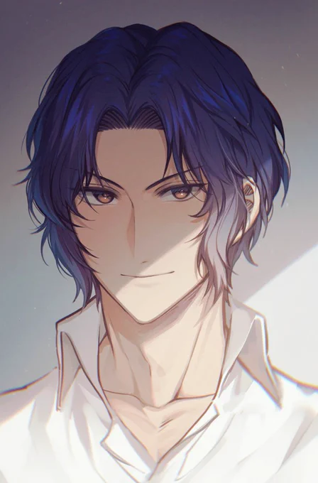 幸村くんの顔だけ描いたやつ 