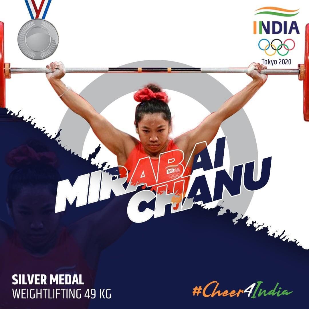 ankushsaxena08's tweet photo. @mirabai_chanu @Shachi_18 @Media_SAI @IndiaSports @RailMinIndia @iosindiaoff @virenrasquinha @imrahultrehan Proud moment for all indians 
Jai Hind https://t.co/jaih2DqHEi
