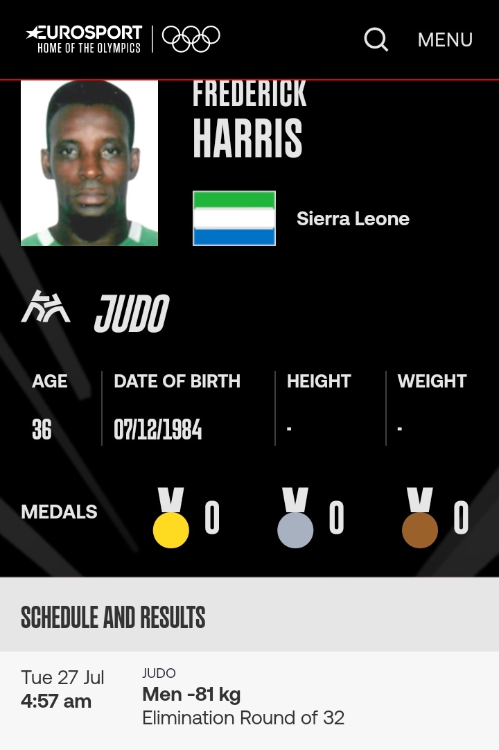KingImageDis's tweet image. Should this not be retirement age #sierraleone #OlympicGames