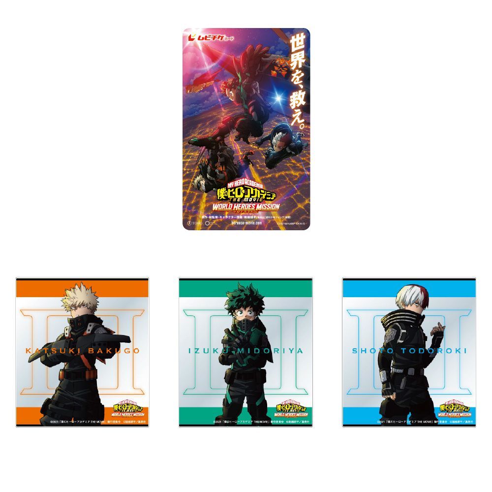 My Hero Academia THE MOVIE World Heroes Mission Movie Acrylic Stand Izuku  Midoriya