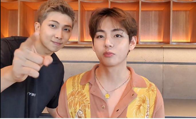 GaurikrishnaNa1's tweet image. V and rm 💞💞💞💞