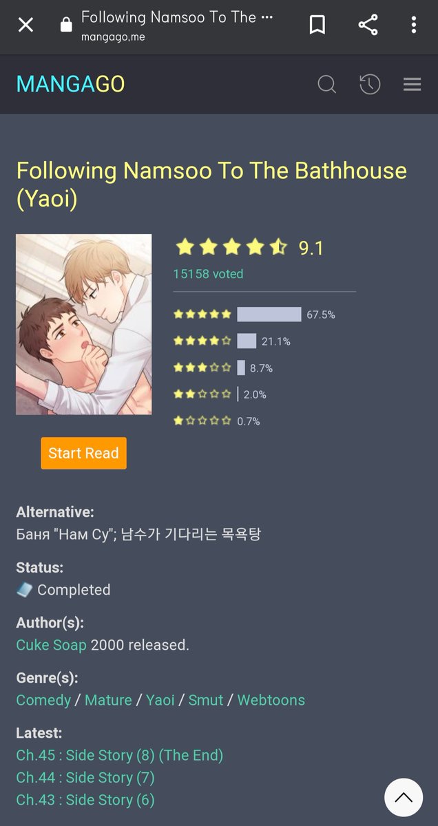 cuke_soap's tweet photo. I also don't want my webtoons to be on "mangago". please help me Please request deletion. https://t.co/WozHBxMWVF