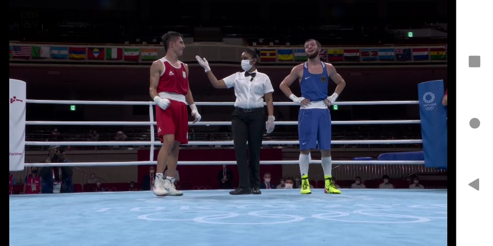 Lautaro68718425's tweet photo. @cuello_mirco (57 kg) ganó por puntos, 3 a 2, al alemán Hamsat Shadalov y avanzó a cuartos de final de @Tokyo2020 @enardinfo Son un orgullo #equipoARG 
#SeleccionArgentinadeBoxeo #fab #enard #FabricioNieva #MarianoCarrera #javieralvarez #pochoArrieta #petoRuiz https://t.co/YGHW991NSo