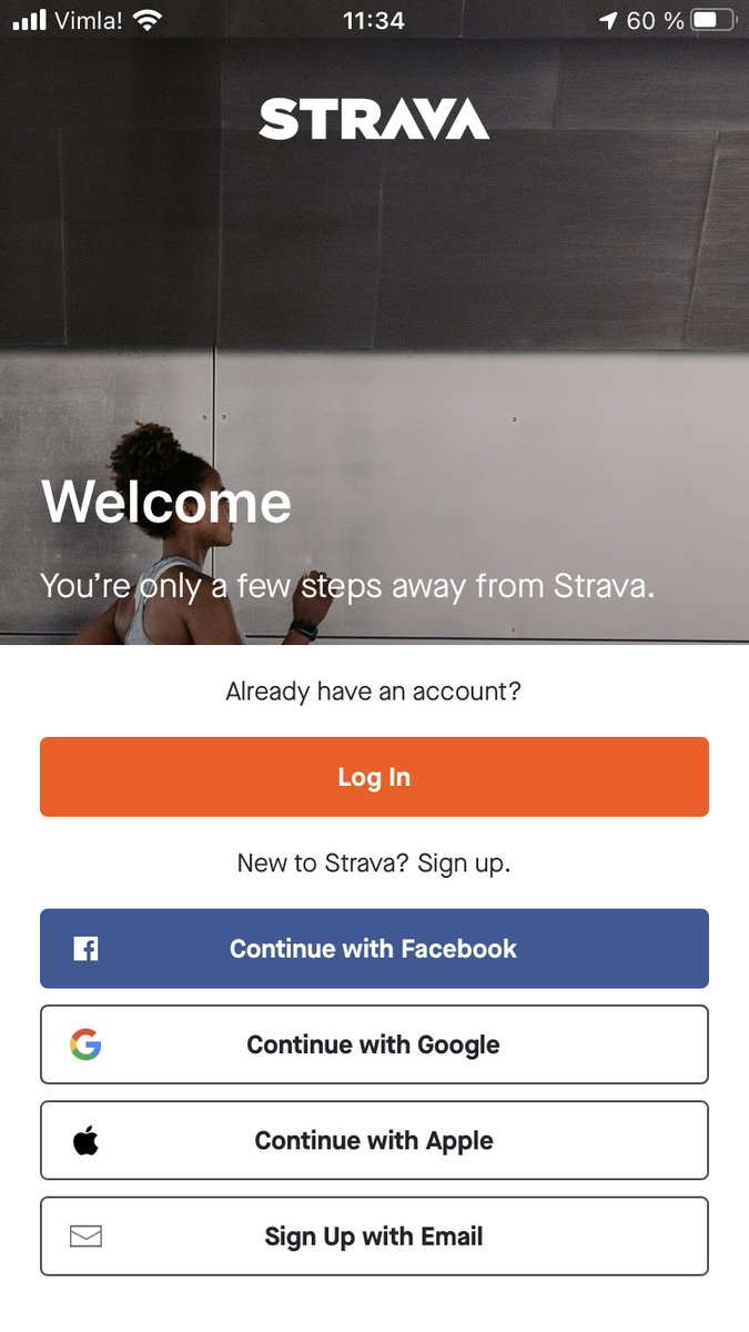A common confusion happens when users accidentally use "Continue with Apple" and get a new account when they already have an account with another login method.

We are solving this now in Equilab by having different flows for login and sign up, similar to <a href="/Strava/">Strava</a> 

#buildinpublic